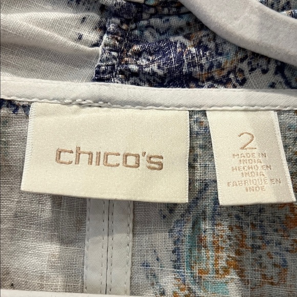Chico's Multicolor Patterned Jacket - Picture 2 of 3